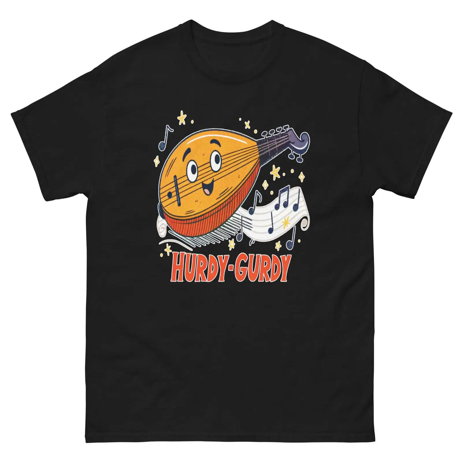 Musical Instrument Hurdy Gurdy - ハーディ・ガーディ Tシャツ 楽器イラスト ユニークなアイデア ヴィンテージ ウォッシュド