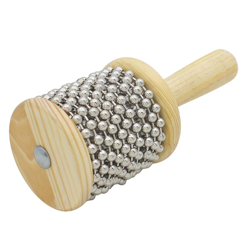 Cabasa Shaker Rattle - ハンドシェイカー木製カバサラテンパーカッション楽器手動楽器パーカッションガラガラ音楽療法やバンド用
