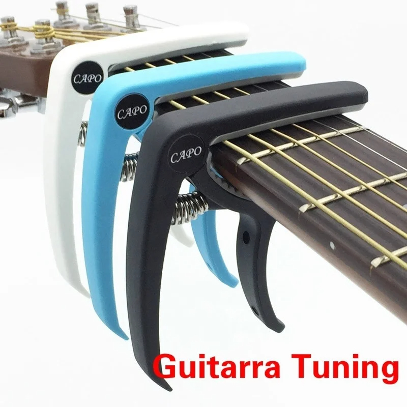 Musical Instrument Gif - プラスチックギターカポ 6 弦アコースティッククラシックエレキギターチューニングクランプ楽器アクセサリーエレキギター
