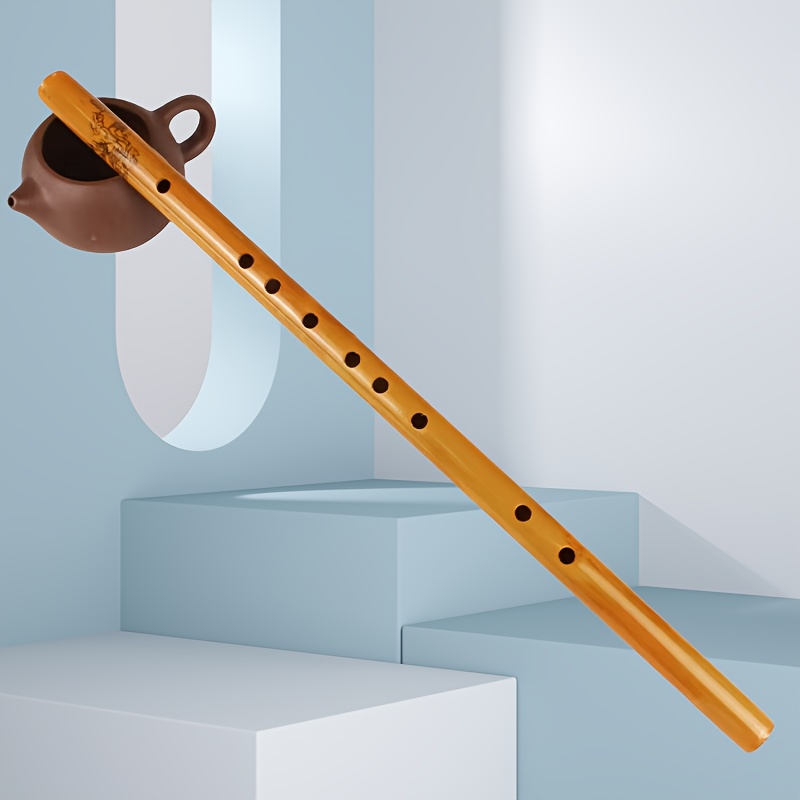 Musical Instrument Theremin - 6 穴レコーダー竹笛手作り垂直フルート楽器初心者瞑想と音楽愛好家のための