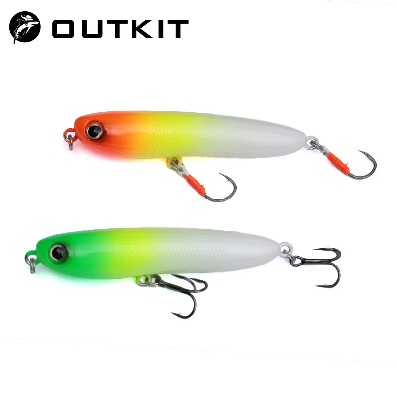 Rain Stick Percussion - Outkit-釣り用のハードフローティングルアー,魚を捕まえるためのルアー,ウォブラー,ウォブラー付き,ロングキャスティング用,ウォブラー付き,7g