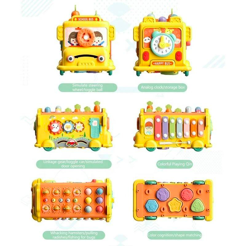 10 in 1多機能木琴バス車楽器赤ちゃん開発教育玩具感覚モ - Musical Instrument For Babies のレビューと価格