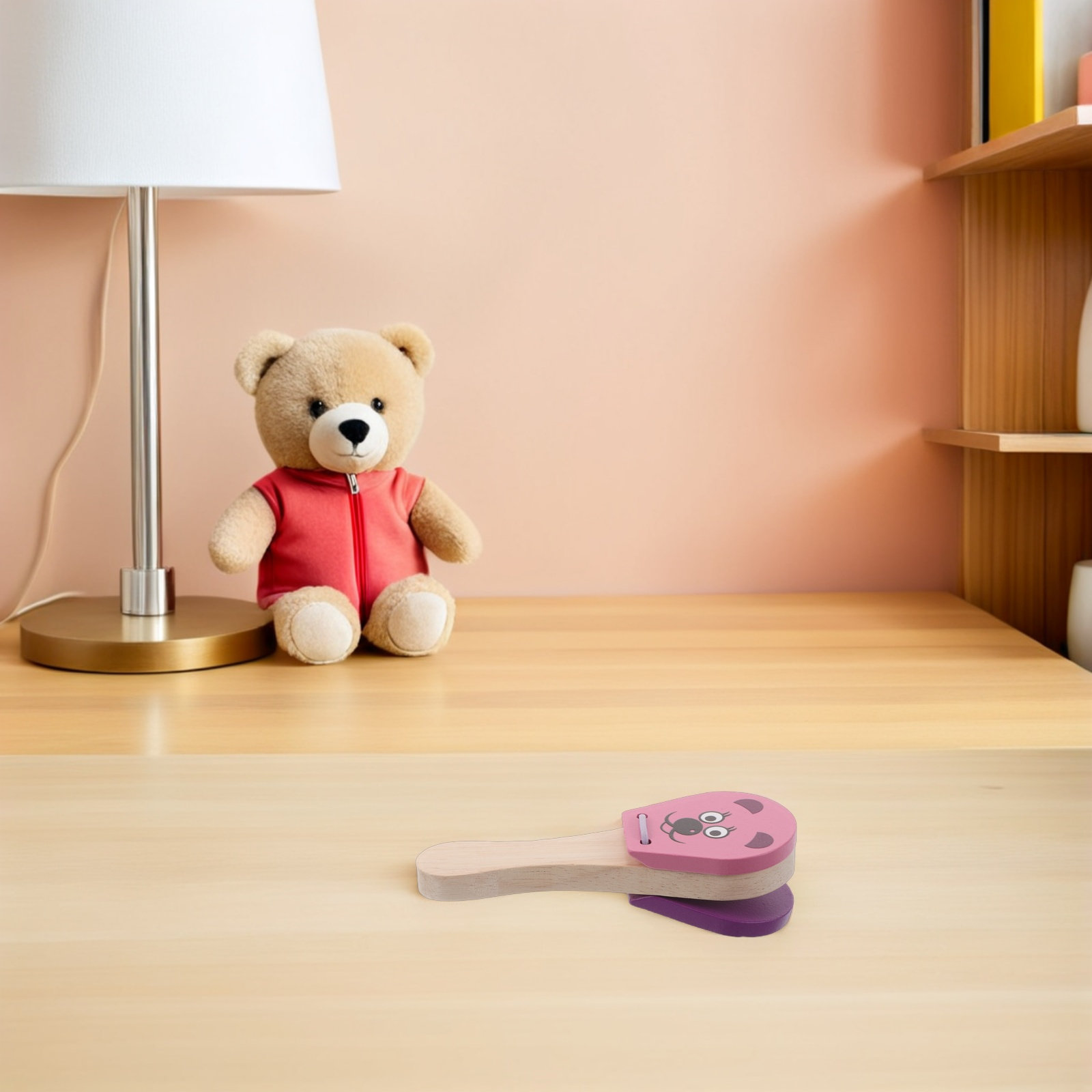 3個入り木製ベビーミュージカルカスタネット動物デザイン早期教 - Musical Instrument For Babies のレビューと価格