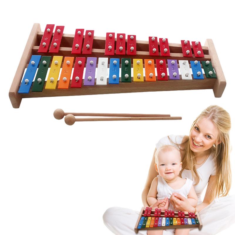 赤ちゃんのためのxylophoneハンドベル、カラフルな情熱 - Musical Instrument For Babies のレビューと価格