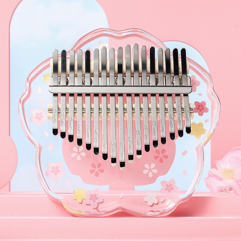 Hlururu-ケースとフラットボードケース付きの透明なカリ - A Musical Instrument With Keys のレビューと価格