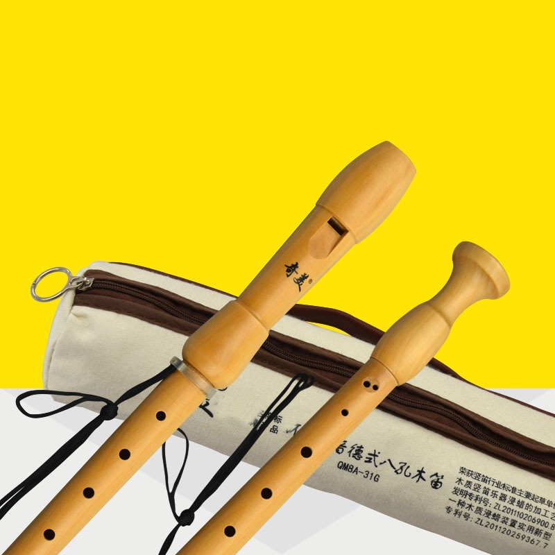 Qimei 8 穴アルトリコーダー楽器メープルウッドフルート - Musical Instrument Theremin のレビューと価格