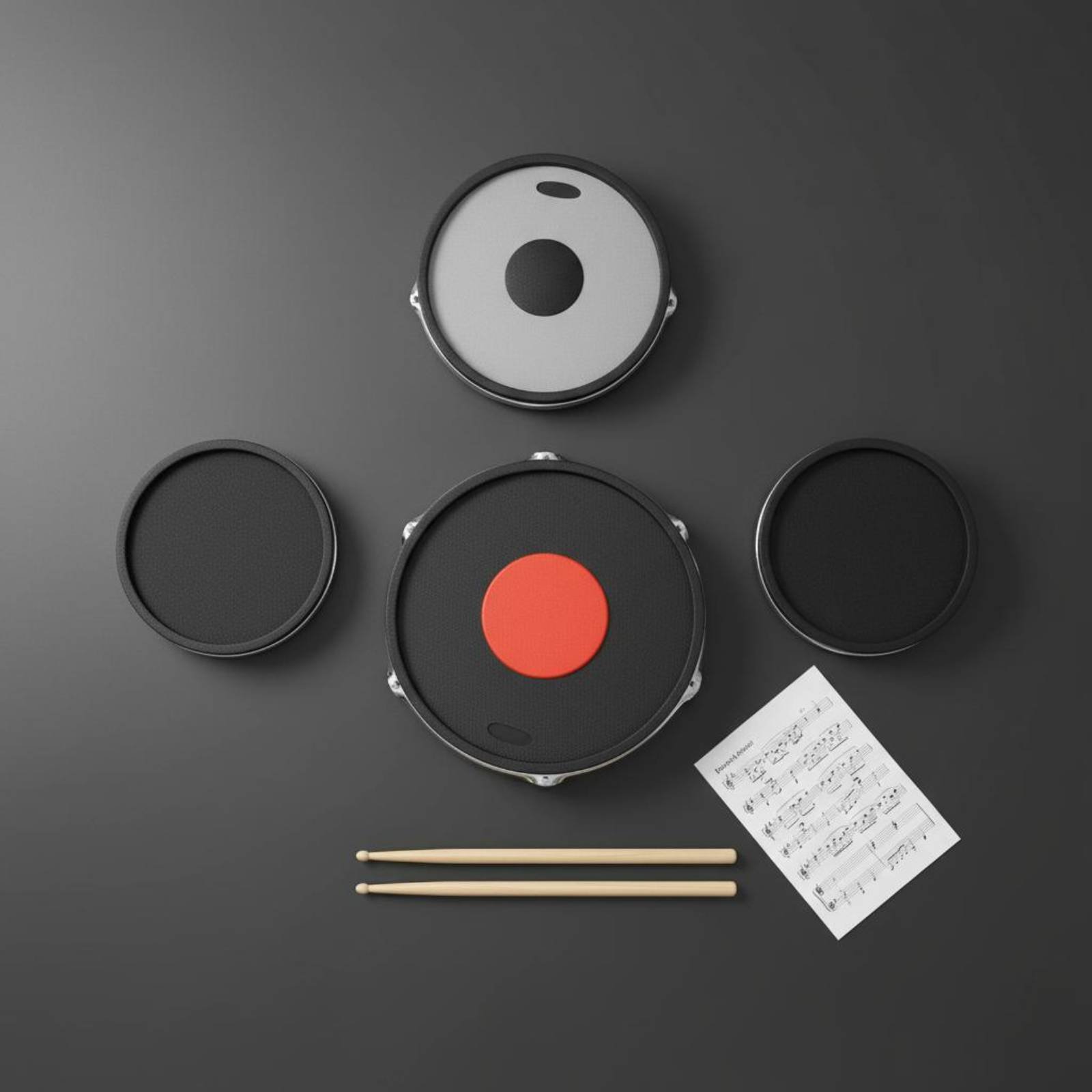 ゴム製ドラム＆シンバルミュート、ノイズリダクションドラムミュ - Musical Instrument Drum のレビューと価格