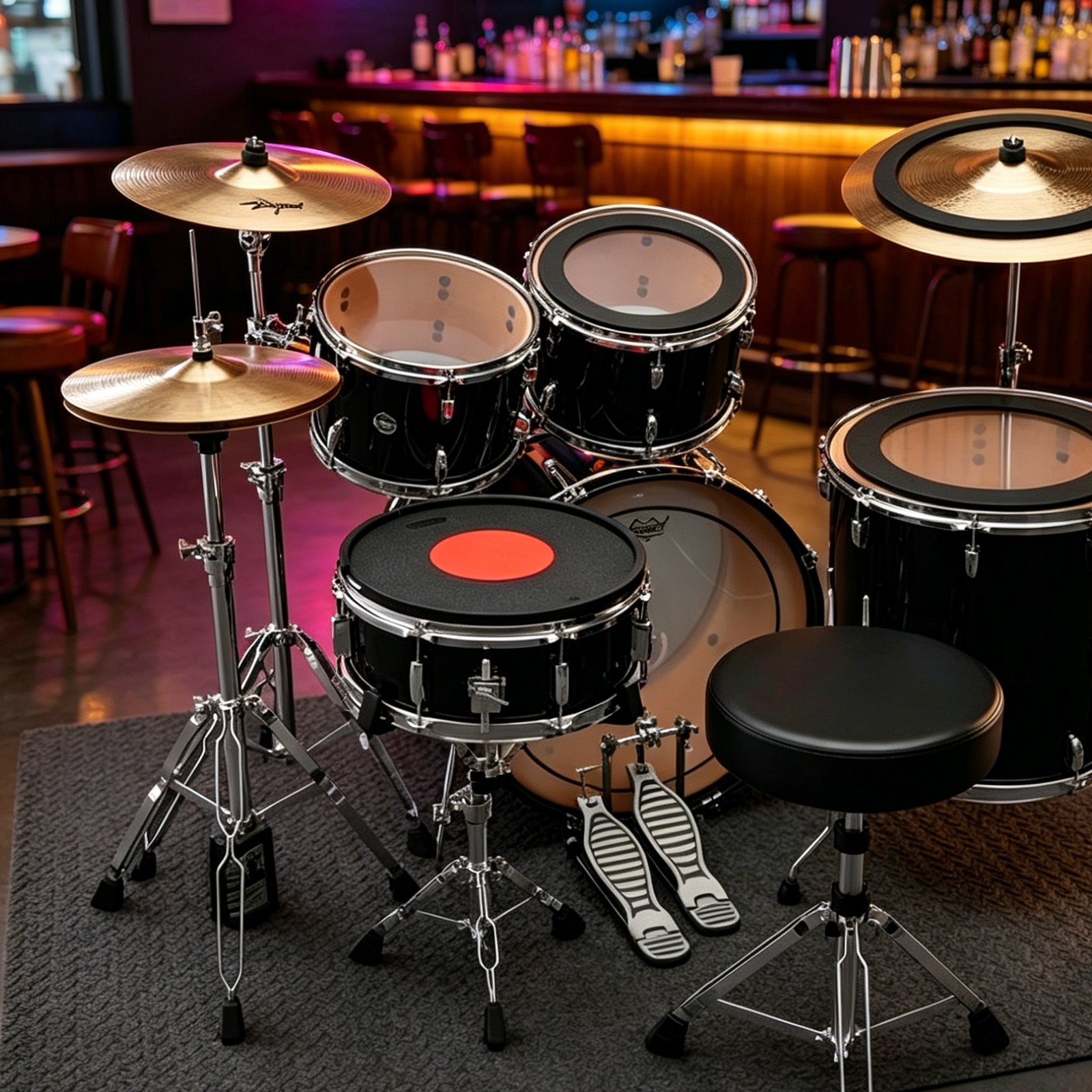 ゴム製ドラム＆シンバルミュート、ノイズリダクションドラムミュ - Musical Instrument Drum のレビューと価格