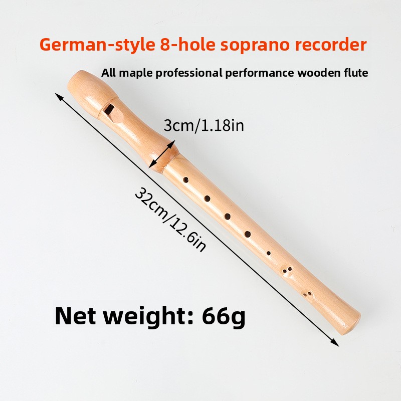 オールウッド8穴ドイツ製リコーダー木製8穴トレブルリコーダー - Musical Instrument German のレビューと価格