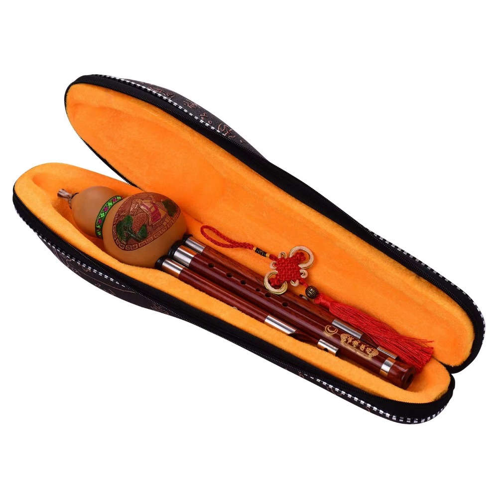 3トーンCキー フルート型笛 木製管 中国伝統楽器 中国結び - A Musical Instrument With Keys のレビューと価格