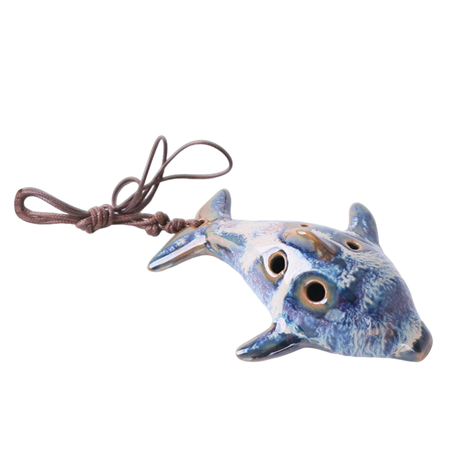 1個入り 6穴セラミックアルトCオカリナ 魚型 ポータブル楽 - Musical Instrument I Play のレビューと価格