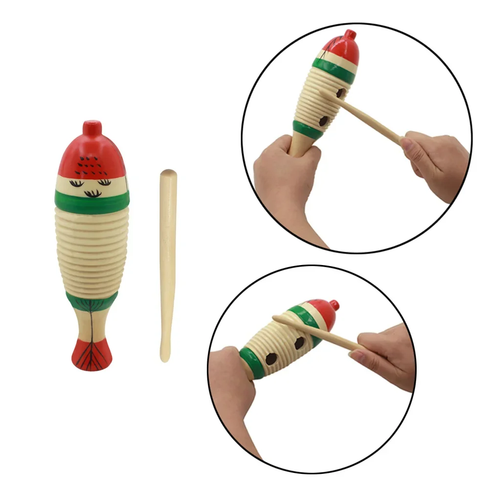木製魚型オルフ楽器 幼児教育音楽ゲーム 子供のクリスマス ベ - Musical Instrument For Babies のレビューと価格
