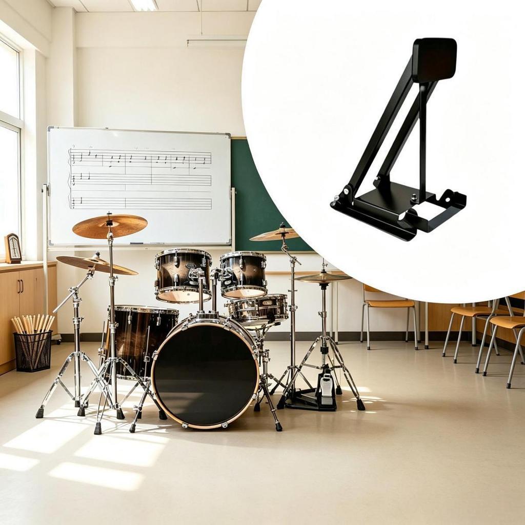 コンパクトなパッド入りバスドラム練習ペダル ブラック サイレ - Musical Instrument Drum のレビューと価格