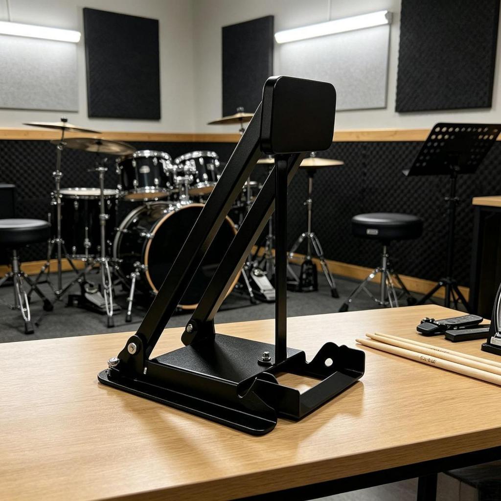 コンパクトなパッド入りバスドラム練習ペダル ブラック サイレ - Musical Instrument Drum のレビューと価格