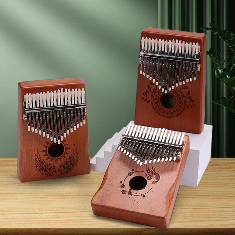 17 キー Hluru カリンバ プロフェッショナル品質の親 - A Musical Instrument With Keys のレビューと価格