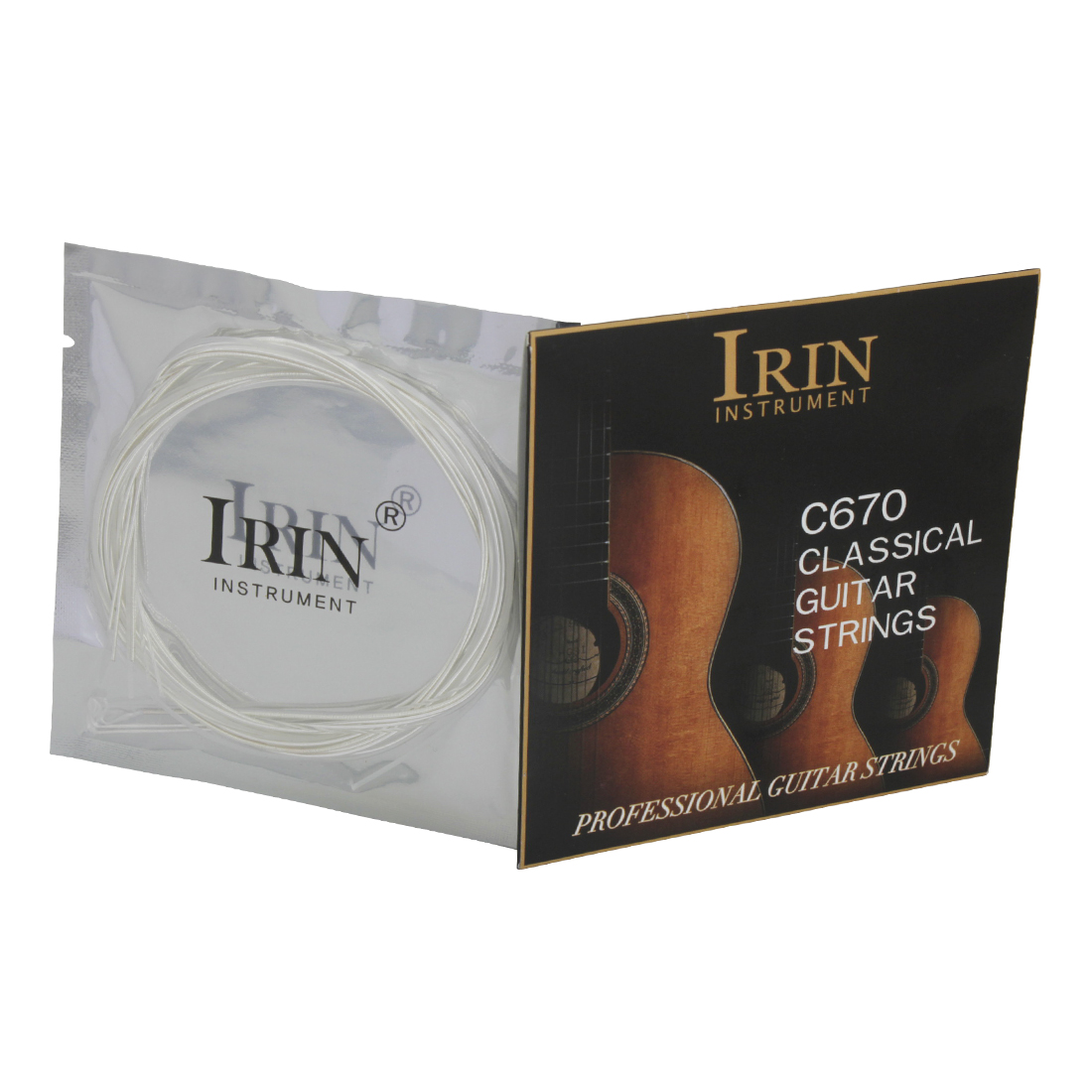 Irin c670クラシックギター弦交換部品透明ナイロン弦コ - Musical Instrument Gif のレビューと価格