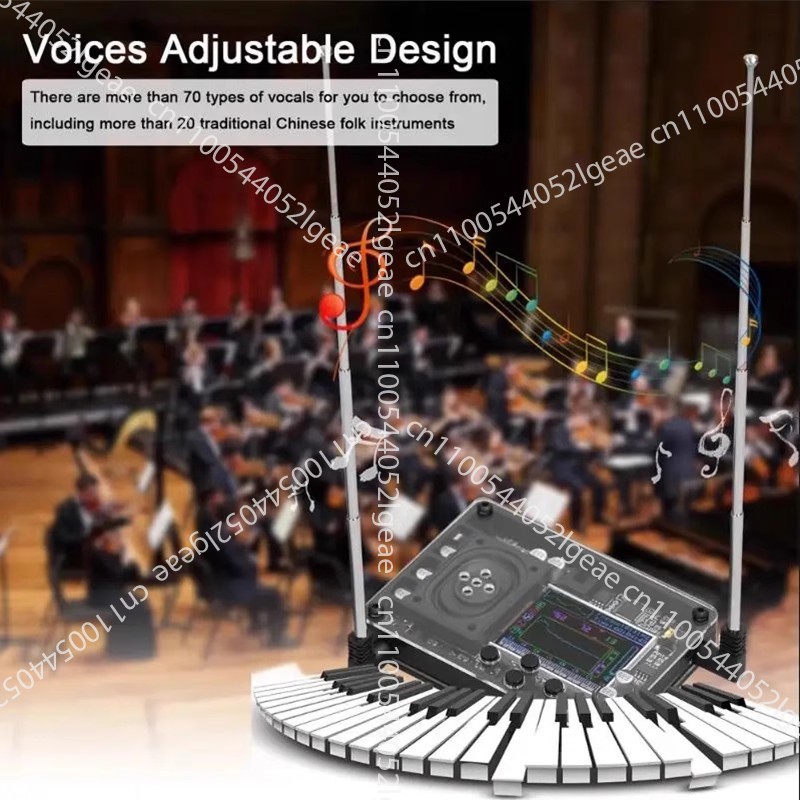 ミニテルミン電子楽器 OLEDスクリーン搭載 クリエイティブ - Musical Instrument Theremin のレビューと価格