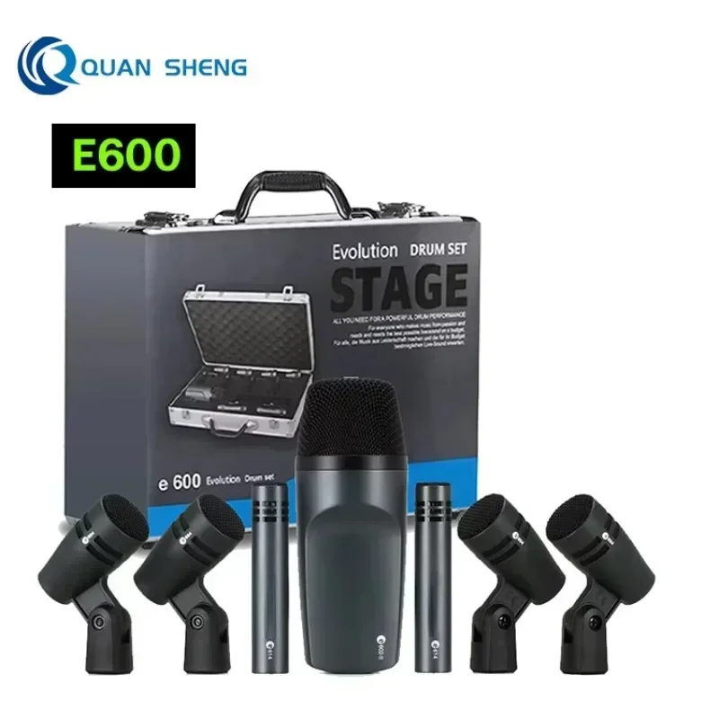 在庫あり E600 ドラムマイクキット カーディオイド楽器用 - Musical Instrument Drum のレビューと価格