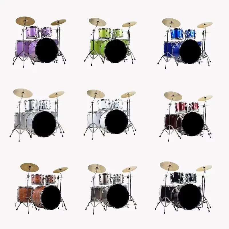 Aiersiブランド 大人用サイズ 5ピースドラムセット カ - Musical Instrument Drum のレビューと価格