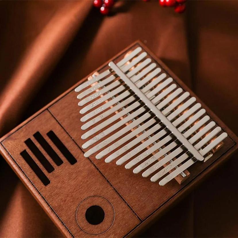 レトロ カリンバ 17 キー指ピアノ 高品質の木 マホガニー - A Musical Instrument With Keys のレビューと価格