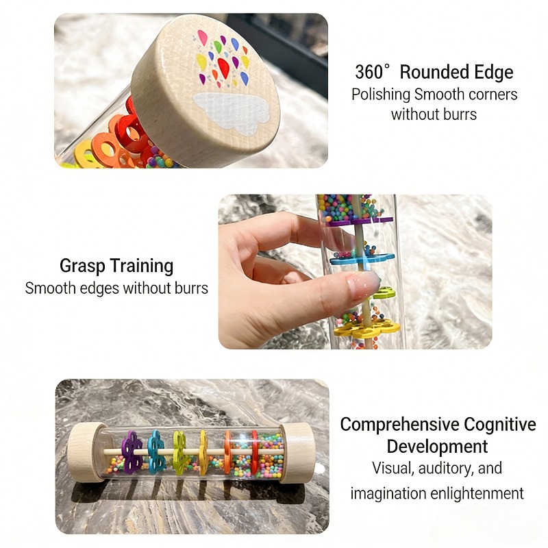 レインスティック オルフ打楽器 雨音シミュレーター レインボ - Rain Stick Percussion のレビューと価格
