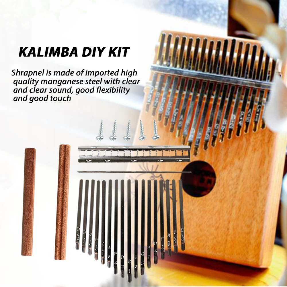DIY 17 トーンカリンバキーティンセットムビラ親指ピアノ - A Musical Instrument With Keys のレビューと価格