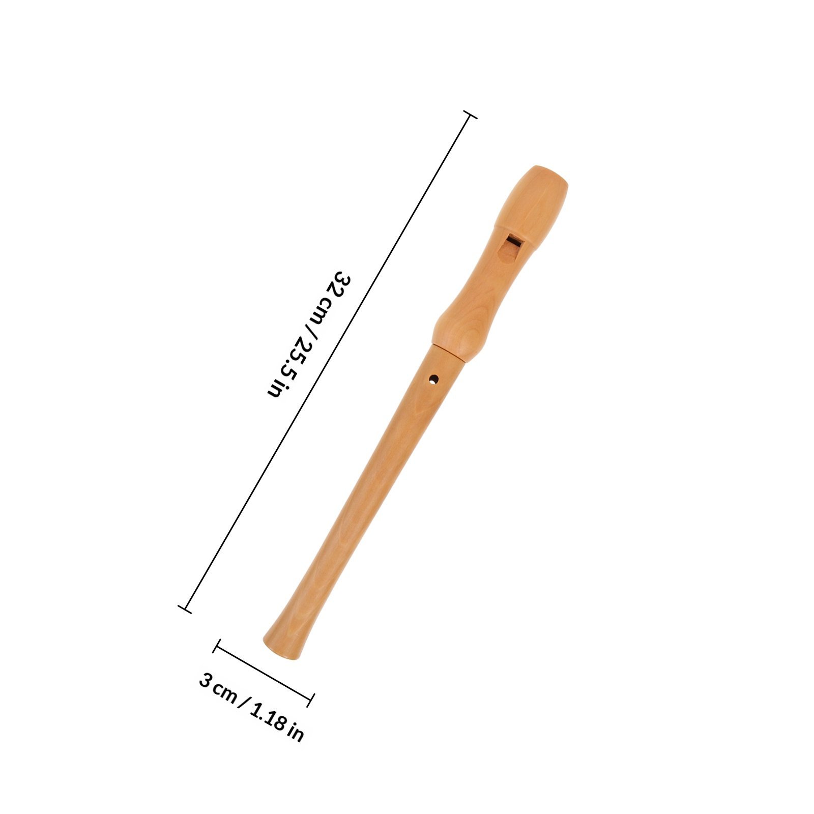 1セット 8穴ドイツ式リコーダー 初心者向け子供用楽器 天然 - Musical Instrument German のレビューと価格