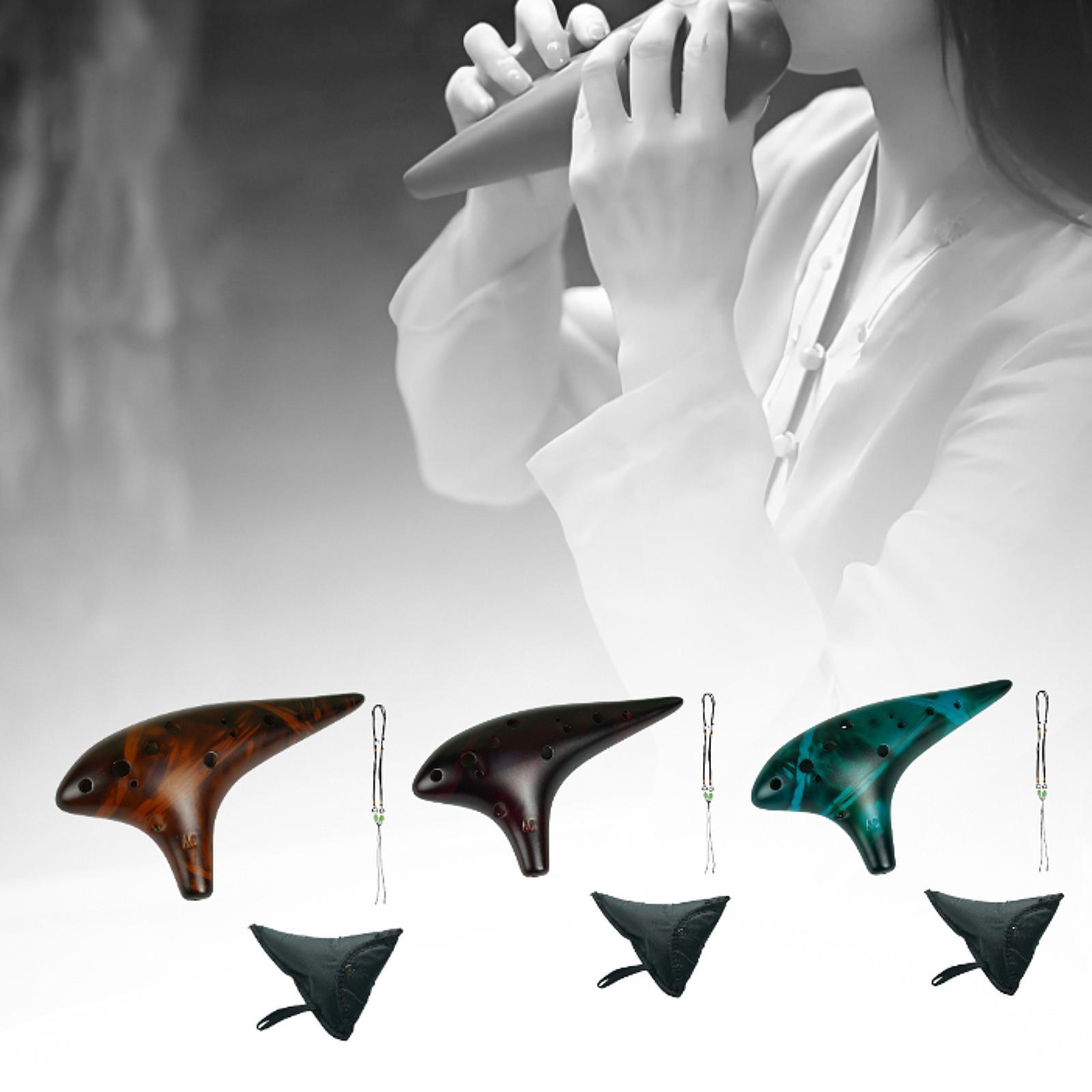 12穴オカリナ オカリナ楽器 楽しく演奏できる 収納バッグ付 - Musical Instrument I Play のレビューと価格