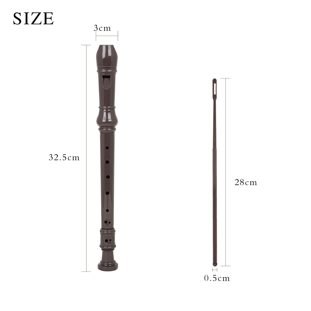 8 穴フルート樹脂ミュージカル Flauta 楽器リコーダー - Musical Instrument Theremin のレビューと価格