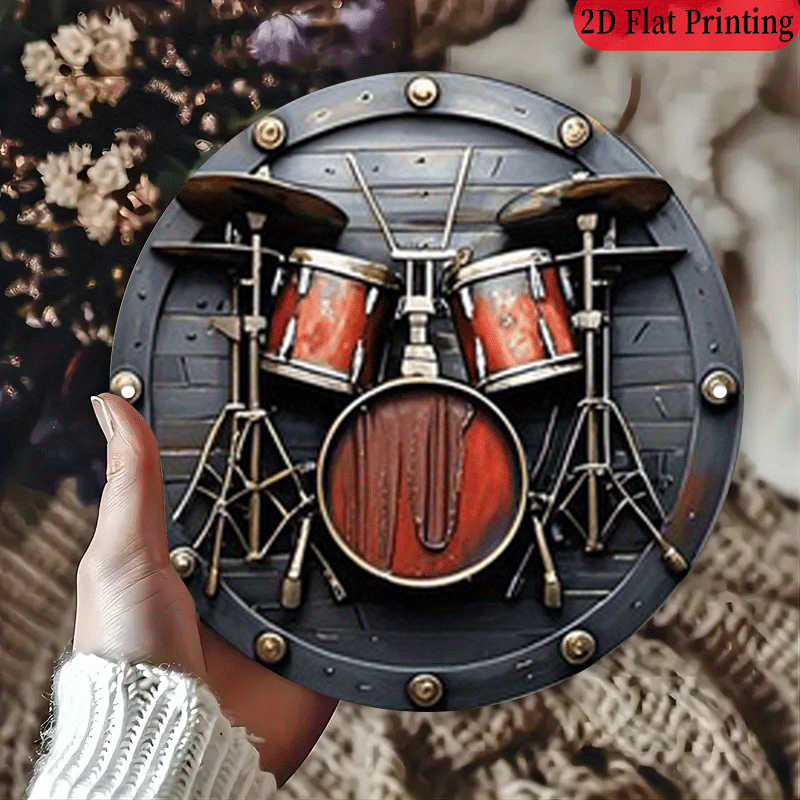 2D フラット、1個、20.32x20.32 cm 2D ラ - Musical Instrument Drum のレビューと価格