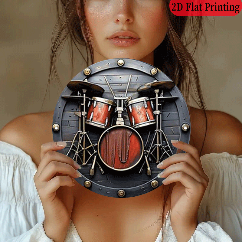 2D フラット、1個、20.32x20.32 cm 2D ラ - Musical Instrument Drum のレビューと価格