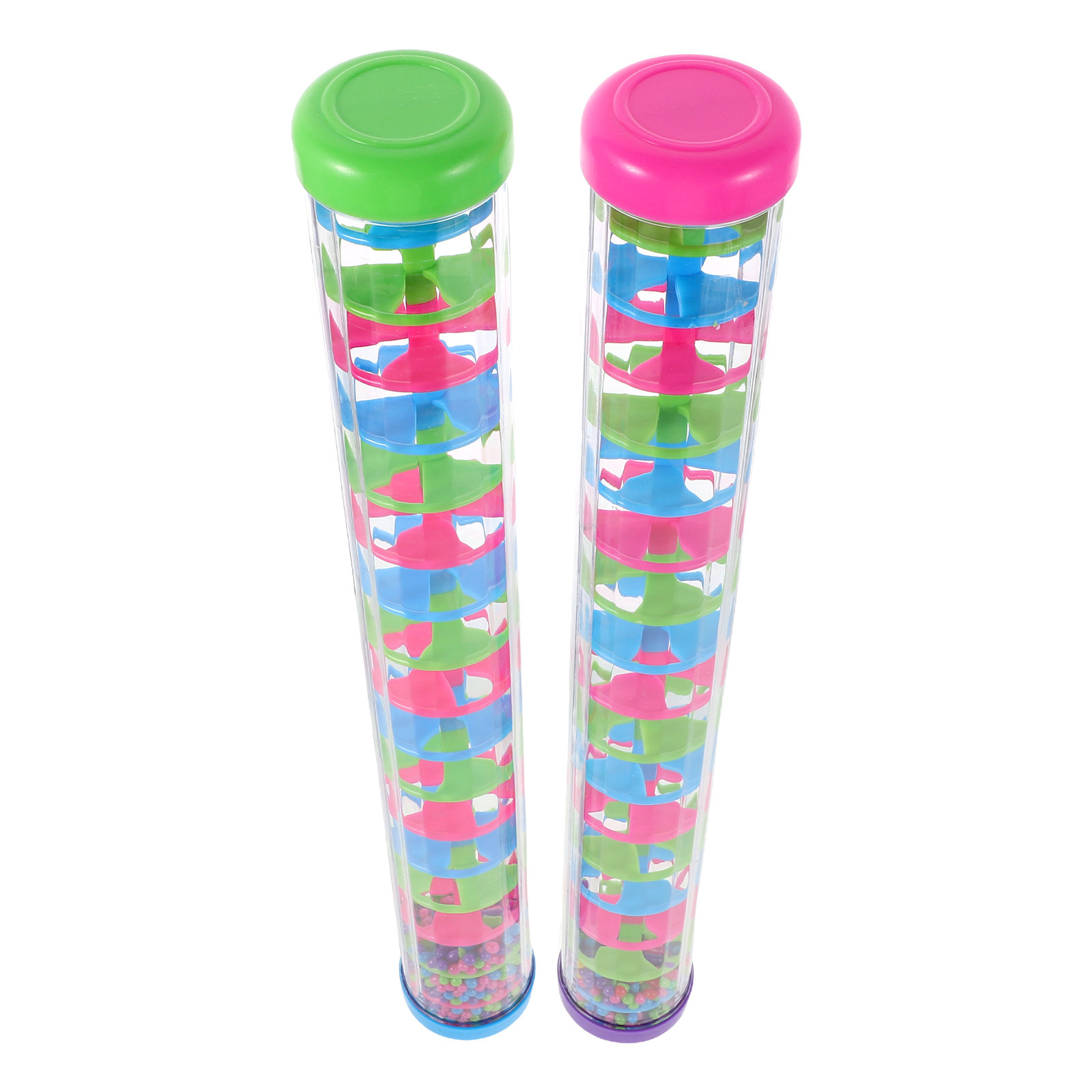2個セット レインスティック スパイラル型楽器 子供用 ベビ - Rain Stick Percussion のレビューと価格