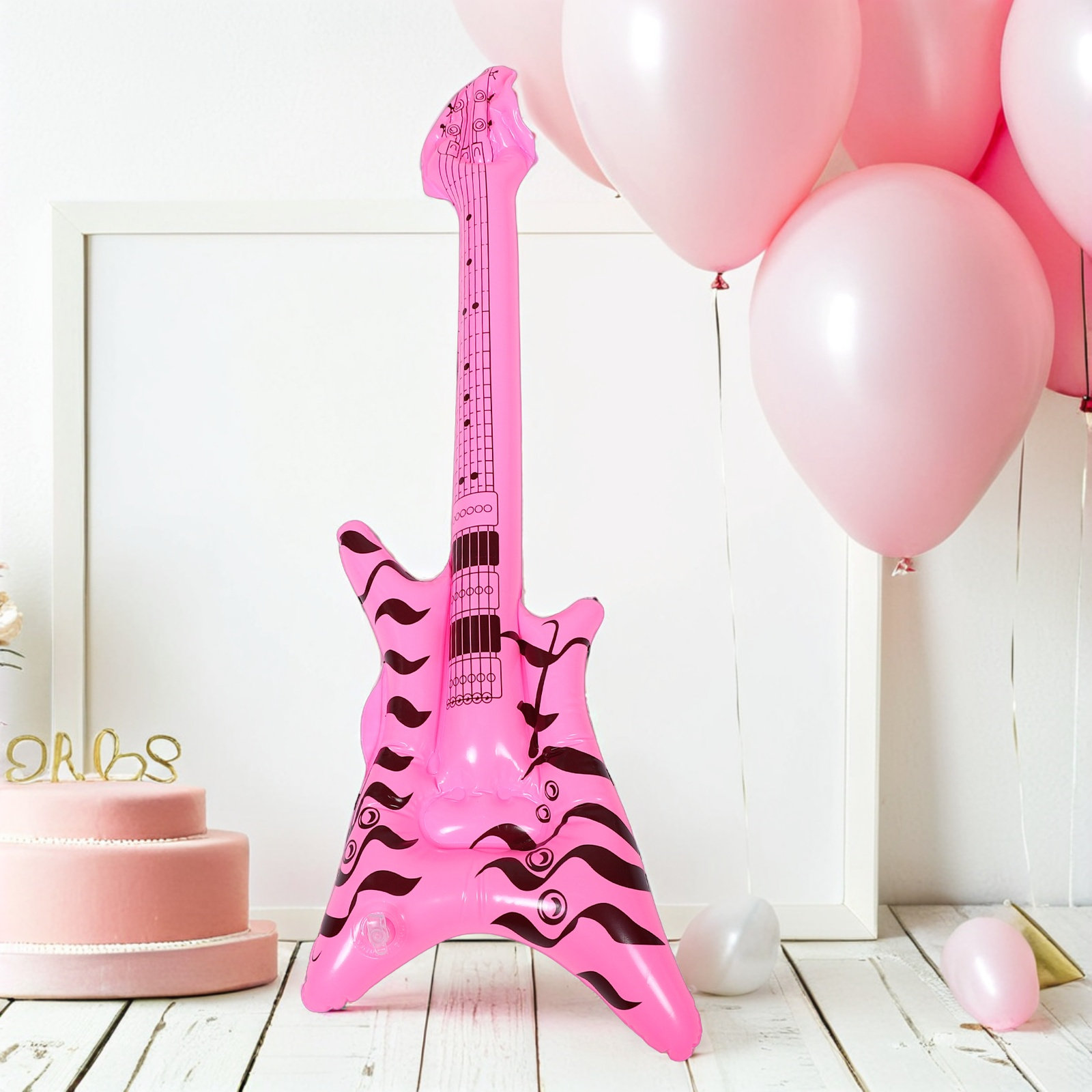 インフレータブルギター ロックンロールパーティー装飾 レトロ - Musical Instrument You Blow のレビューと価格