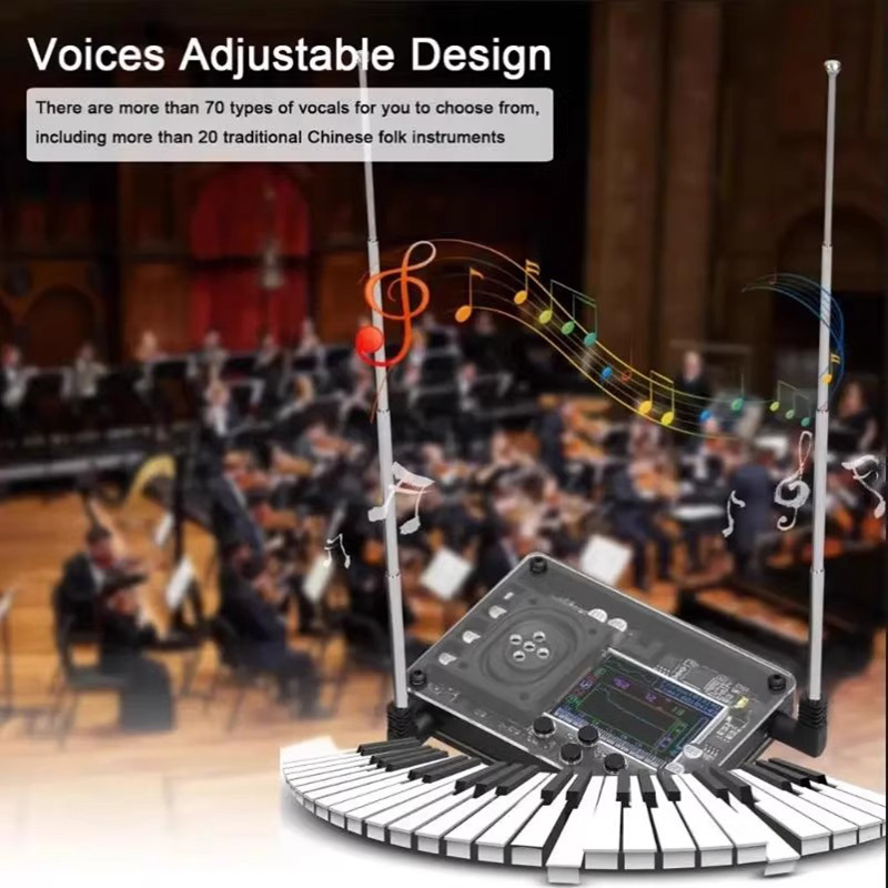 ミニテルミン電子オーディオテルミンポータブル多音声楽器電子楽 - Musical Instrument Theremin のレビューと価格