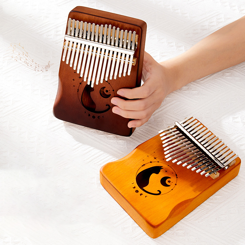 17 キーカリンバグラデーションカラーデザイン親指ピアノマホ - A Musical Instrument With Keys のレビューと価格