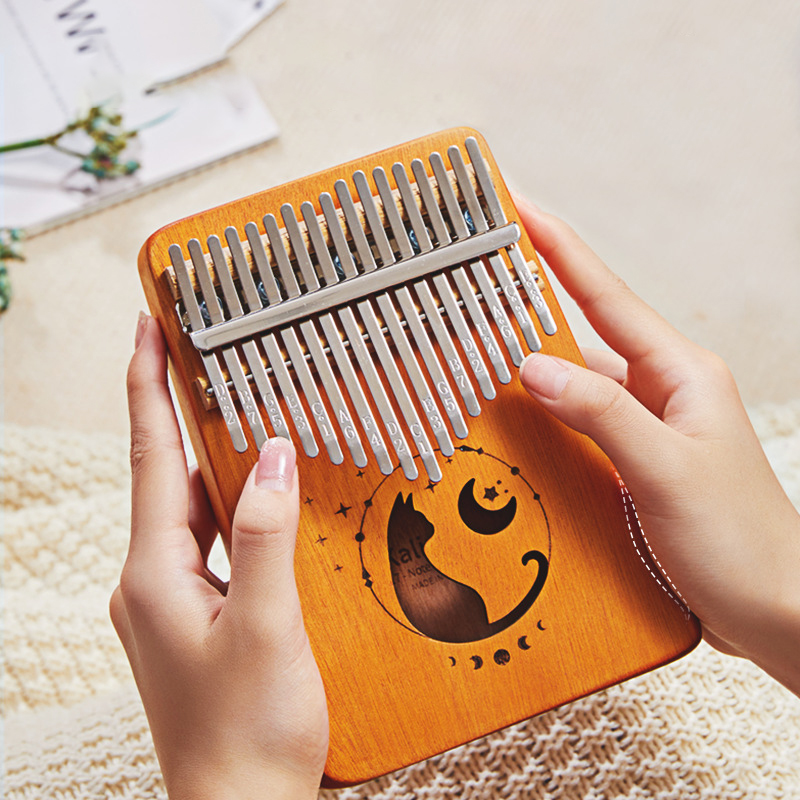 17 キーカリンバグラデーションカラーデザイン親指ピアノマホ - A Musical Instrument With Keys のレビューと価格