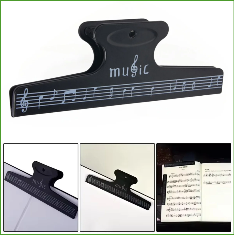 楽譜クリップブックページノートクリップ楽譜固定クリップシート - Musical Instrument Book のレビューと価格
